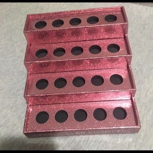 Jeffree Star JSC Pink Glitter Lipstick Display